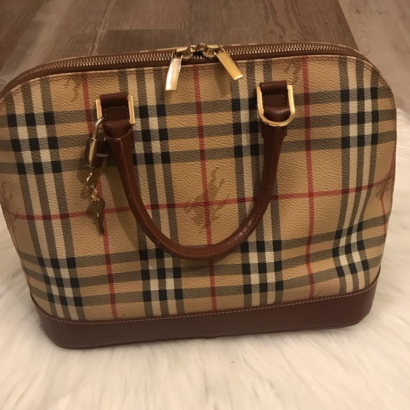 Burberry Handbags - Burberry London Haymarket Check Handbag